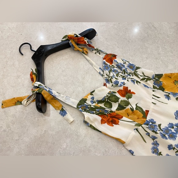 REFORMATION Niara floral-print Crepe Mini Dress In Formosa Crepe Size 2 - Picture 6 of 15